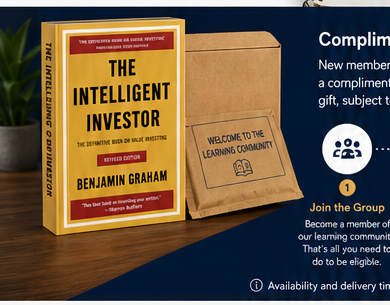 The Intelligent Investor book and welcome gift package